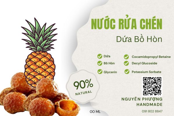 Nước rửa chén Dứa Bồ Hòn Nguyễn Phượng